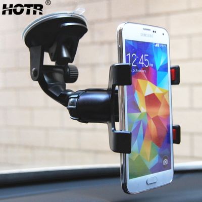 Universal Windshield Car Phone Holder Clip Stand Mount Support 360 Rotatable Silicone Gel Pad Car Holder GPS Display Holder Car Mounts