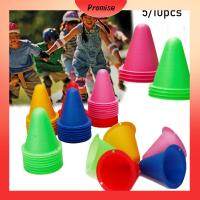 PROMISE 5/10Pcs 5 สี กีฬา อุปกรณ์เสริม Roadblock Skate Marker Cones ฟุตบอล ลูกกลิ้ง ฟุตบอล อุปกรณ์ฝึกซ้อม มาร์คกิ้งคัพ