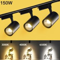 ส่งทันที 【รับประกัน10ปี】Track Lighting ไฟติดตามโคม ลูกปัดโคมไฟ LED Spotlight Ceiling Light สปอตไลท์ ไฟประดับ 60W 150W แสงสีขาวแส