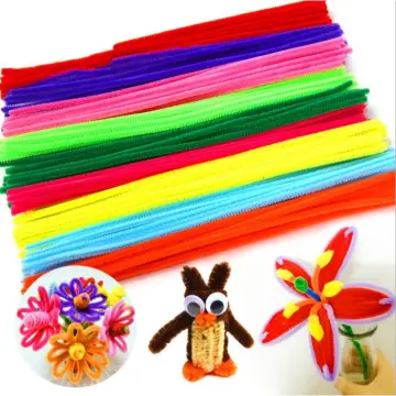 Shop Diy Craft Chenille Stem Handmade Soft Felt Strip Woven Wire Pipe  Cleaner Colorful Sticks Kids Toy Handcraft Material 50s online - Jan 2024