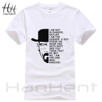 BREAKING BAD Mens เสื้อยืด Heisenberg อันตรายสั้นแขน O-คอฝ้าย TShirt