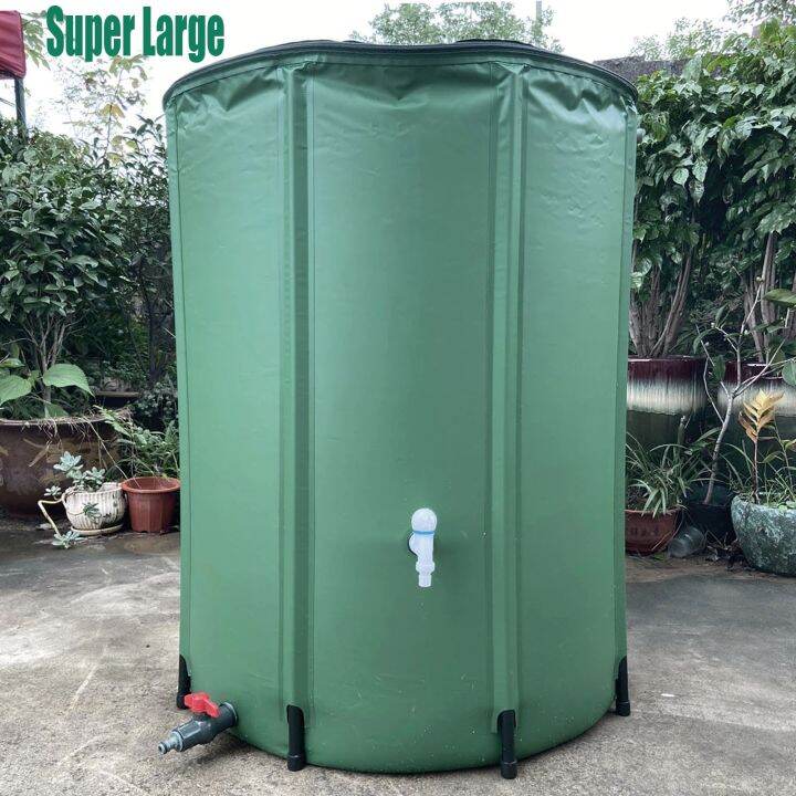 100250L Rain Water Recovery Storage Tank Garden Irrigation Water Bucket Collapsible Rain Barrel