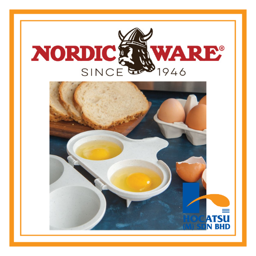 [HOCATSU] NORDICWARE 2 CUP EGG POACHER Lazada
