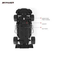 Sulong ของเล่นรถ RC เหล็กสำหรับเด็กผู้ชาย,ของเล่นรถ RC เหล็กไฟฟ้ารถโมเดลเครื่องชั่งขนาดเล็กรีโมตคอนโทรลความเร็วสูง2.4กรัม