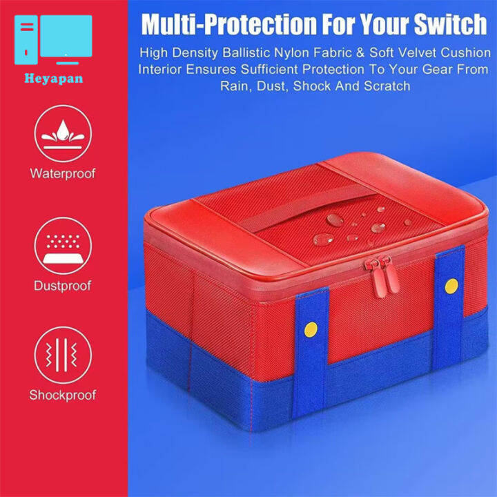 กระเป๋าใส่เคสป้องกันกระเป๋าเปลือกแข็งสำหรับ-nintendo-switch-host-switch-oled