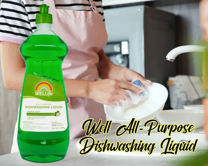 Well AllPurpose Dish Washing Liquid No Harmful Chemicals EcoFriendly