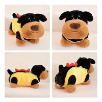 Cartoon Dog Hot Puppy Plush Toy Animal Doll Home Sofa Christmas Throw Pillow