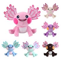 27cm Kawaii Axolotl Plush Toys Soft Stuffed Plush Animal Cartoon Plushie Axolotl Dolls Kids Gamer Gift Toys Home Decor