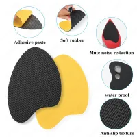 2Pc Shoe Sole Sticker Anti-Slip for Sandal High Heel Shoes Front Mat Forefoot Pad Grip Protector Accessories Lover Gift Insert