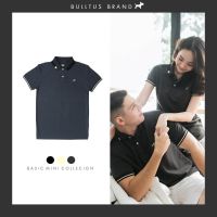 MiinShop เสื้อผู้ชาย เสื้อผ้าผู้ชายเท่ๆ BULLTUS BRAND มีถึงอก 46” เสื้อโปโล สีเทา Mini Collection (ใส่โค้ด BLT6JUN ลดทันที 20%) มี XXL เสื้อผู้ชายสไตร์เกาหลี