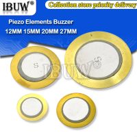 10PCS Piezo Elements Buzzer Sounder Sensor Trigger Drum Disc Copper Piezo Speaker 12MM 15MM 20MM 27MM Piezoelectric WATTY Electronics