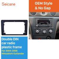 Seicane 2 Din วิทยุติดรถยนต์พังผืดสีดำสำหรับ2004 2005 2006 2007 2008 MITSUBISHI OUTLANDER ชุดติดเครื่องแผงหน้าปัด