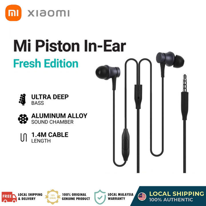 Xiaomi Mi Piston Earphone Inear Headphones 3.5MM Port Basic Standard
