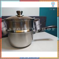 ชุดหม้อนึ่งสแตนเลสเกรดพรีเมี่ยม soup steamer pot series18ซม. sale กระหน่ำ