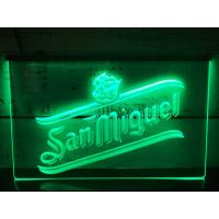 San Miguel Beer Bar Pub Sign-3D นีออน LED แกะสลักผนังศิลปะสำหรับบ้าน,ห้อง,ห้องนอน,สำนักงาน,ตกแต่งบ้านไร่