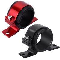 2PCS 50Mm Fuel Pump Single Mounting Bracket Fuel Filter External Bracket Clamp Cradle Black+Red