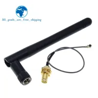 2.4GHz 3dBi WiFi 2.4g Antenna Aerial RP-SMA Male wireless router 17cm PCI U.FL IPX to RP SMA Male Pigtail Cable ESP8266 ESP32