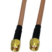 1pcs RG142 SMA Male Plug to SMA Male Plug RF Coaxial Connector Pigtail Jumper Cable New 4inch 5M