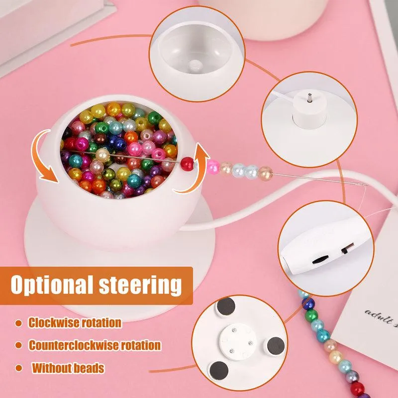 Electric Bead Spinner Kit Fast Beader Connection Machine Loader
