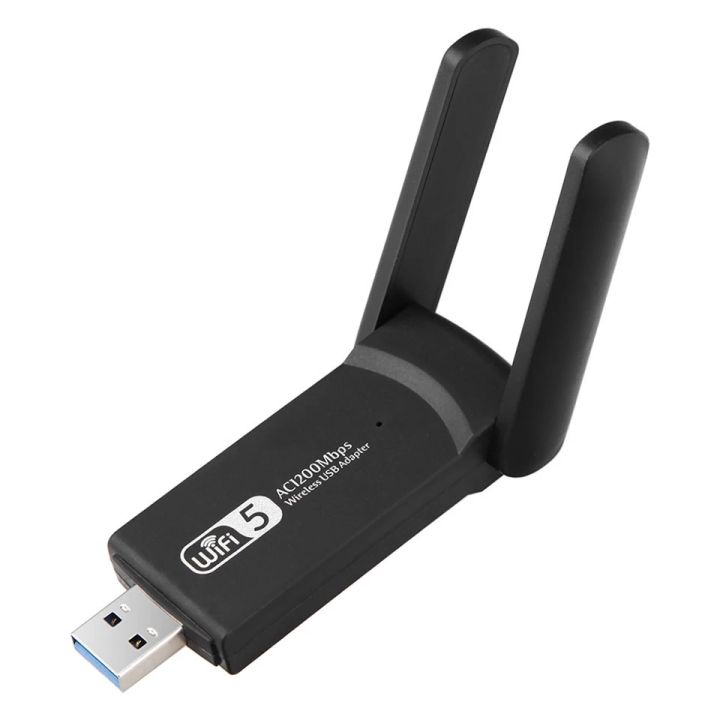 dual-band-1200mbps-usb-3-0-wireless-usb-wifi-lan-adapter-dongle-802-11ac-พร้อมเสาอากาศสำหรับแล็ปท็อป-2-pcs-เสาอากาศ