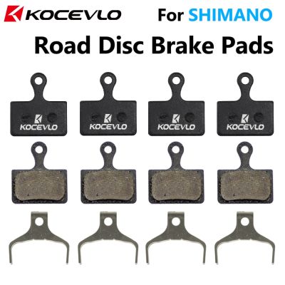 4 Pair Kocevlo Road Disc Brake Pads for SHIMANO Flat Mount Road Disc Caliper L03A R9170 R8070 7020 Chrome Trim Accessories