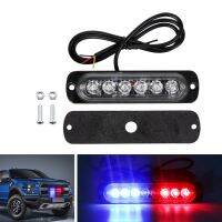 【LZ】♀卍❂  Waterproof LED Car Signal Lamp Bar Red Blue Police Light Emergency Warning Light Flashing Lighting Side Marker for Car Truck