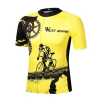 WEST BIKING Summer Men Cycling Clothing Breathable Mountian MTB Bike Bicycle Clothes Ropa Ciclismo Quick-Dry Cycling Jersey Sets