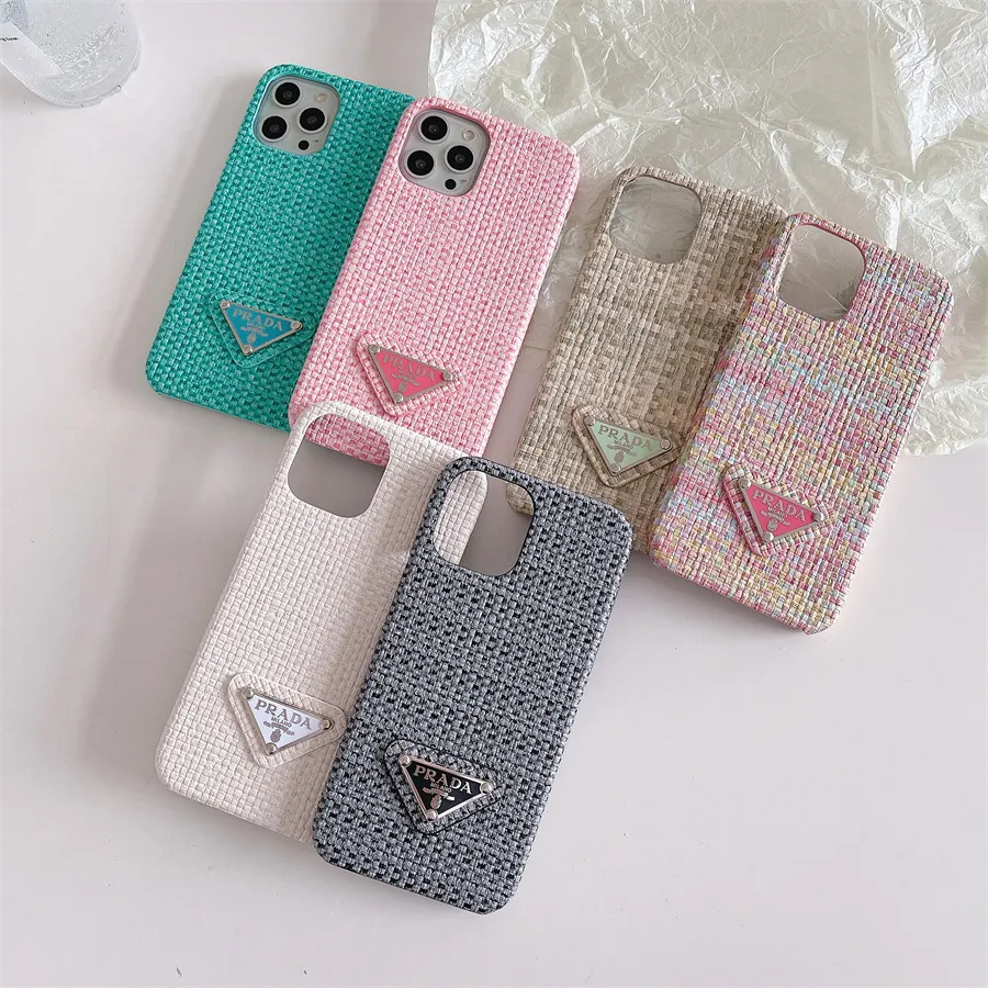 Luxury brand high-end Braided phone case for iphone 13 13pro 13promax 12  12pro 12promax New