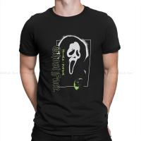 Scream Gale Weathers Film Newest Tshirt For Men Green Black Ghost Blunt Sucx Classic Round Neck T Shirt