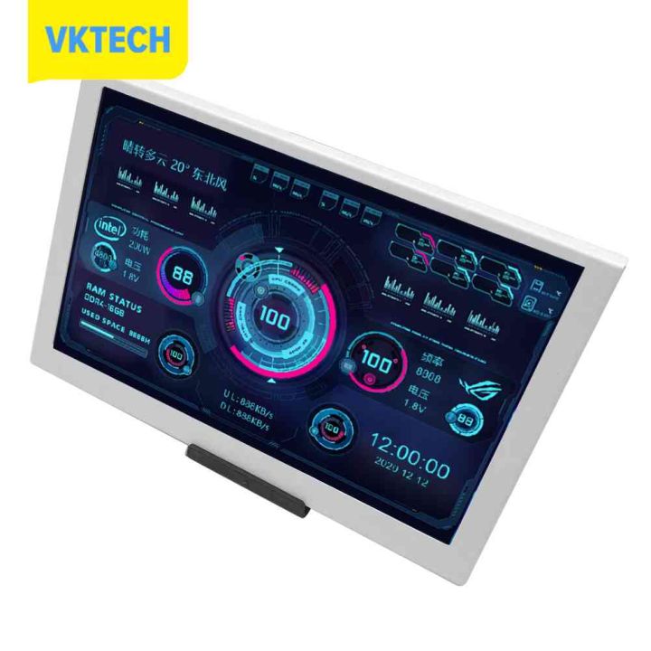 vktech-คอมพิวเตอร์ตรวจสอบอุณหภูมิ-type-c-หน้าจอรอง-cpu-gpu-ram-hdd-display