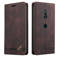 Sony Xperia XZ3 Case, RUILEAN Retro Wallet Foldable Built-in Card Slot and Magnetic Closure Protective Cover for Sony Xperia XZ3