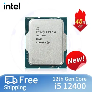 Intel Core I5-12400 I5 12400 2.5ghz 6-core 12-thread Cpu Processor 10nm  L3=18m 65w Lga 1700 No Cooler