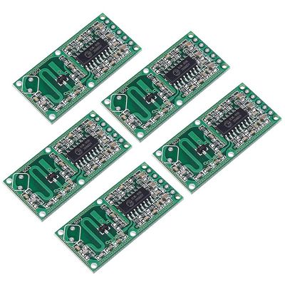 5 PCS Microwave Doppler Motion Detector Sensor RCWL-0516 Module Board Switch for Arduino Raspberry PI