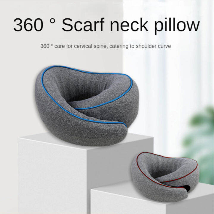 Portable Ushaped pillow memory foam removable cotton pillowcase