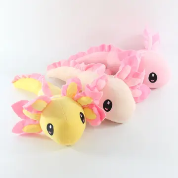 Kawaii Axolotl Plush Toy Animal Axolotl Plushies Figure Doll Cartoon Animal  Soft Pink Axolotl Stuffed Dolls for Kids Gifts