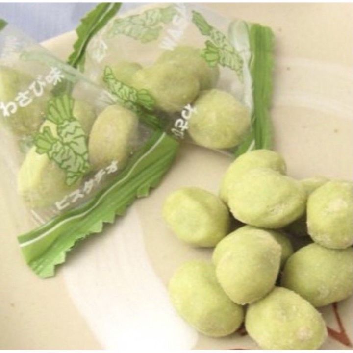 sennarido-pistachios-ถั่วพิสตาชิโอ-พิสตาชิโอ-ถั่วญี่ปุ่น-ถั่ววาซาบิ-พิสตาชิโอวาซาบิ-ขนมญี่ปุ่น-225-กรัม