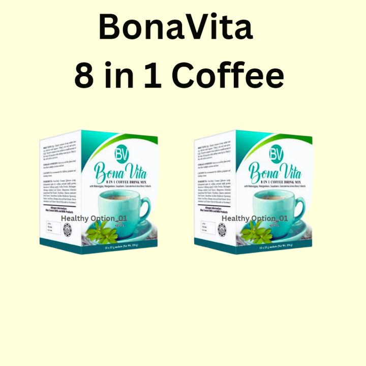 BonaVita 8 in 1 coffee ( 2 Boxes ) Lazada PH