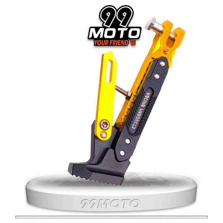 99moto-ขาดั้งอลูมิเนียมcnc-ปรับเลื่อนได้20-26cm-ใส่ได้ทุกรุ่น