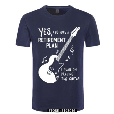 Plan A Retient I Plan Game Guitar Funny Mzik T Shirt Camisas Hombre Anime Tshirt Summer Print Casual 100% Cotton Gildan