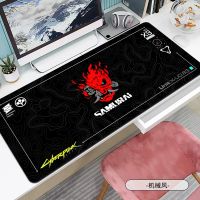 【jw】﹊♙✈  Cyberpunk Computer 900 × 400 Kawaii Large Soft Office Desk Accessories Mousepad Company Mause Ped Gamer Xxl