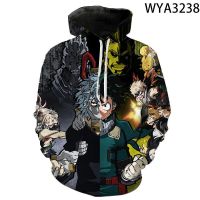 2020 New My Hero Academia 3D Hoodies Men Women Children Long Sleeve Sweatshirts Boku No Hero Academia Funny Anime Cool Pullover