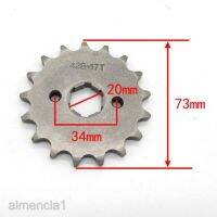 เฟืองด้านหน้า cog 17 t 428 โซ่ pit pro/trail/dirt bike atv quad 20 มม. สําหรับจักรยาน 5211028✸