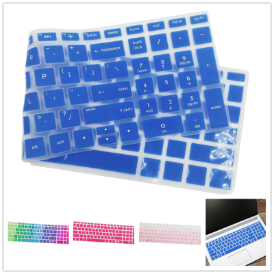 Removable Silicone Keyboard Protector Cover Skin For HP 15.6 inch BF Desktop Laptop Keyboard Covers Gradient keyboard film Keyboard Accessories