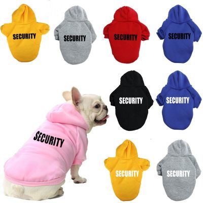 Security Cat Clothes Pet Cat Coats Jacket Hoodies for Cats Outfit Warm Pet Clothing Rabbit Animals Pet Costume for Small Big Dog