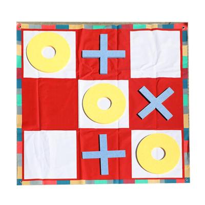 23New Group Team Building Game Props Interaction Leisure Outdoor Game XO Chess Sports Toy Development Training Fast Tic Tac Toe Chess
