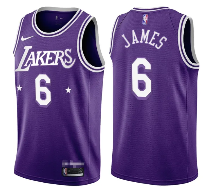 Unisex Los Angeles Lakers LeBron James Jordan Brand Purple Swingman Jersey  - Statement Edition