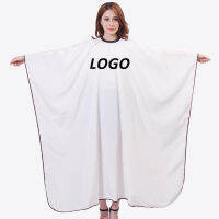 Customize Logo Extra Large Hairdressing Cape Apron Haute Couture Salon Customer Cloth Haircut Perm Dye Gown Cover Uniform U1221