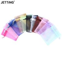 hot【DT】 100Pcs/lot Jewelry Tulle Drawstring Display   Pouches Wedding Organza