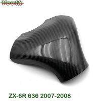 สำหรับคาวาซากิ ZX-6R 636นินจา ZX6R 6R 636 2007-2008ดีคอลสำหรับจักรยานยนต์คาร์บอนไฟเบอร์ถังก๊าซเชื้อเพลิงฝาครอบแผ่นหุ้มกันรอย