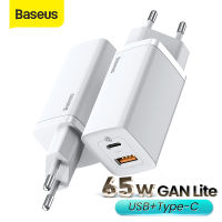 Baseus 65W GaN2 Lite Quick USB C Charger PD4.0 QC3.0 AFC SCP Quick Charging ที่ชาร์จอเนกประสงค์หลายแบบสำหรับ iPhone 13 Pro Max Mini 12 11 สำหรับ ipad Macbook Pro Samsung แล็ปท็อป